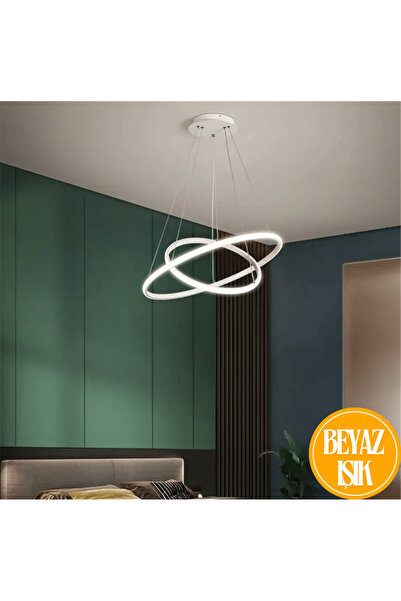 neeko Modern Power Ledli 2'li Avize, Beyaz Işık ve Kasa, Şık ve Aydınlatıcı T...