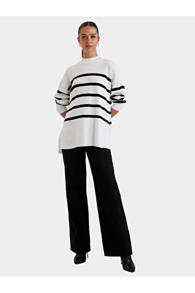 DeFacto Relax Fit Striped Longline Tunic