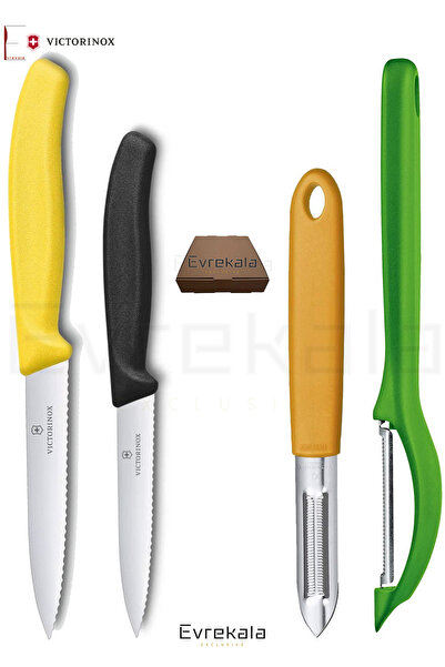 Victorinox Evrekala Soyacak ve Bıçak Seti Victorinox Tam Set Evrekala Kutulu ...