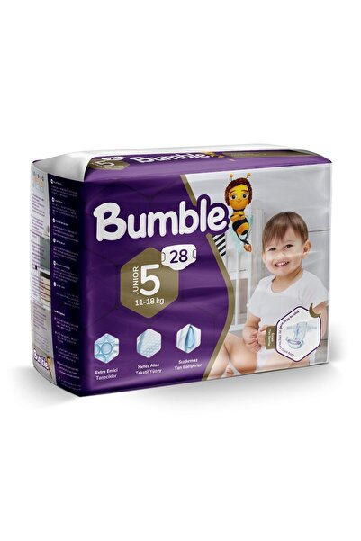 Bumble 2 Numara Mini Bebek Bezi İkiz Paket 28 Adet | 11-18 Kg