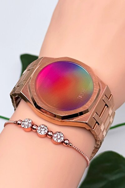 TOUCHE WATCH Touche Dokunmatik Unisex Kol Saati Dokunmatik Ekran 3 Atm Su Geç...