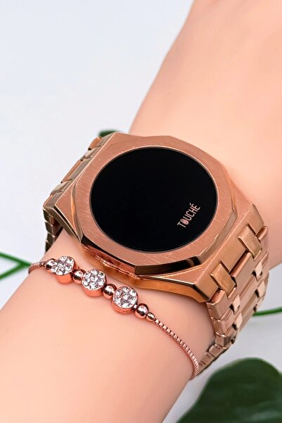 TOUCHE WATCH Touche Dokunmatik Unisex Kol Saati Dokunmatik Ekran 3 Atm Su Geç...
