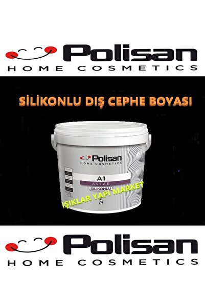 Polisan Silikonlu A1-dış Cephe Boyası-15litre(20KG.)-cd-beyaz