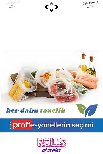 LİGROUND Proff 4-Piece 20-Piece Medium Size Refrigerator Set - Freshness Organizer for Every Time