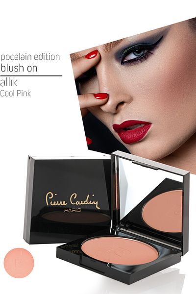 Pierre Cardin Porcelain Edition Blush On - Blush - Cool Pink