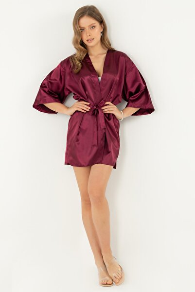 Miorre Belted Satin Dressing Gown