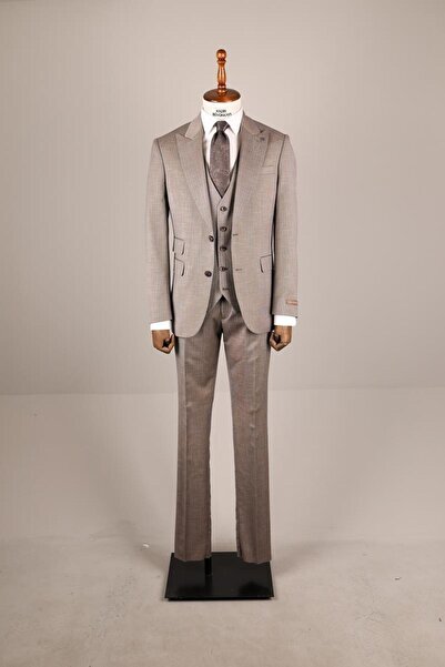 Kadir Büyükkaya Men's Durable Suit with Vest - Kav1010S