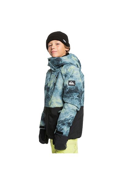 Quiksilver Boy's Snowboard Jacket Mission Printed Block Youth