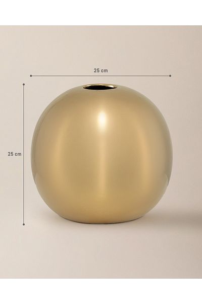 Madame Coco Dahlia Vase - Gold
