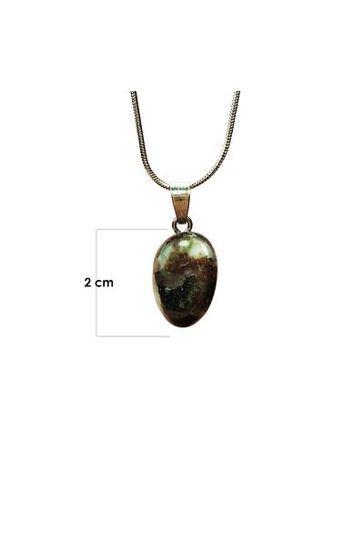 Ceet Markets Natural Tourmaline Chain Necklace - 2 cm Chain, 20 cm Boxed