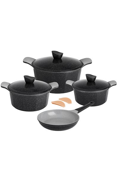 Lahoya Joel Granite Cookware Set 9 Pieces