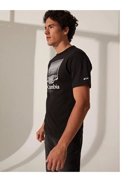 Columbia Ανδρικό κοντομάνικο μπλουζάκι - Cs0344-010 Csc Linear Range, 9120671010