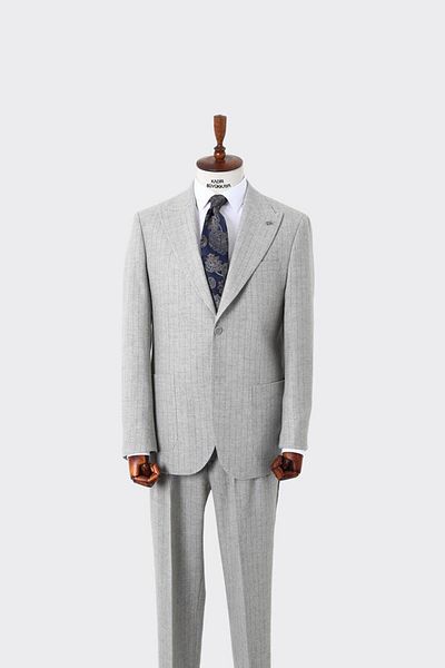 Kadir Büyükkaya Men's Pleated Suit - Modern Fit Kaw1331W