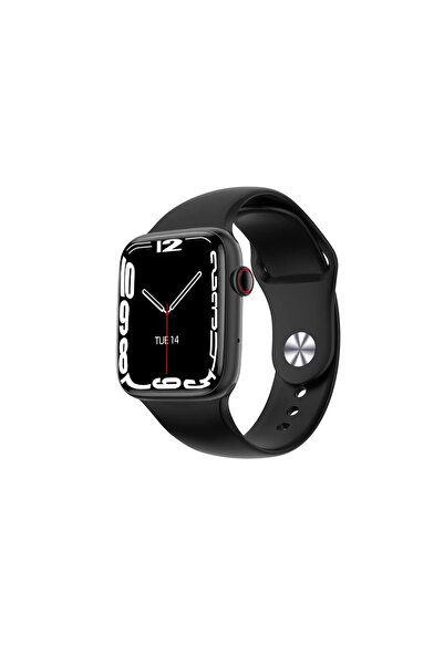 Winex Mobile Winex Watch 7 Series FullSecreen NO1 Android İos Uyumlu Akıllı Saat Siyah
