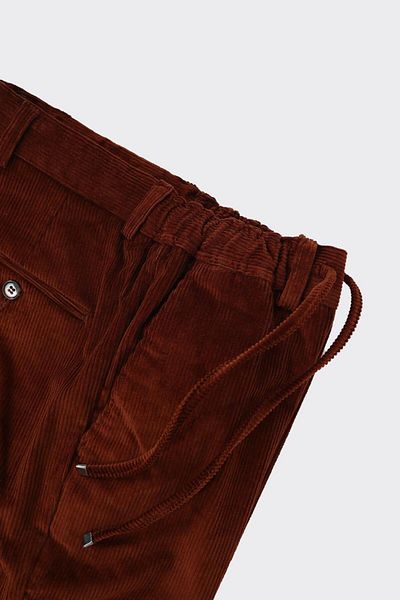Kadir Büyükkaya Men's Jogger Trousers - Velvet Fabric, Model Kaw2510W