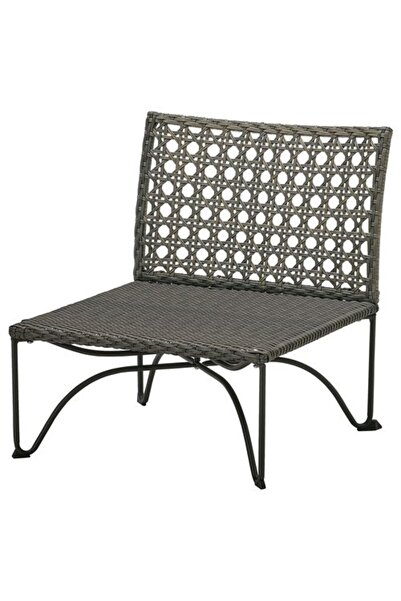 IKEA - JUTHOLMEN, tekli bahçe koltuğu, koyu gri