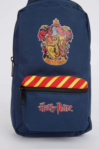 Bagorama Унисекс раница и чанта през рамо Harry от плат - тъмносиня