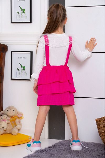 tunays shopping Badi Salopet Children's Dress with Collar Detail