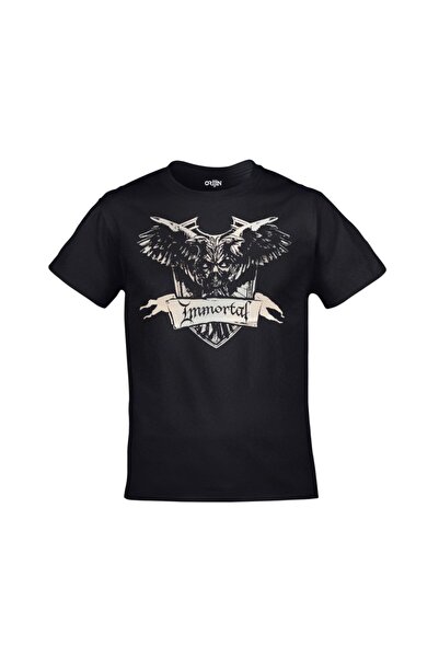 Kalic Studio Imprimat unisex negru cu Immortal Northern Chaos Gods