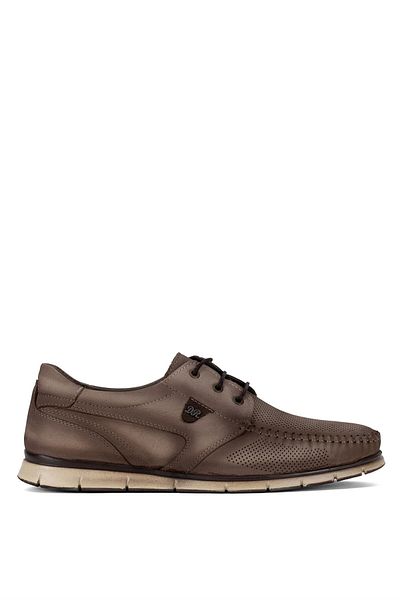 Ayakkabı Fuarı Elit DR83N Ανδρικά Γνήσια Δερμάτινα Nubuck Ορθοπεδικά Παπούτσια Casual Χρώμα άμμου