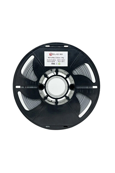 ELAS3D Elas PETG Plus Filament Gri 1.75mm 1Kg