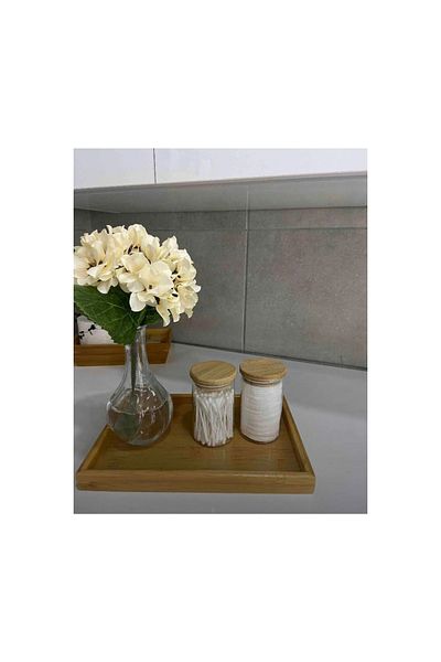 YenisiniAl Bamboo Multipurpose Organizer Presentation Tray (33 CM X 22 CM) Royaleks-81287
