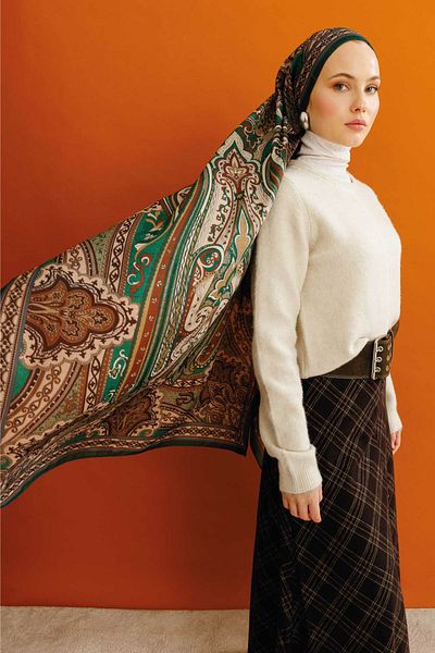 VALORSCARF VOLARSCARF VINTAGE BREEZE ΣΥΛΛΟΓΗ ΣΑΛΙ ΡΕΤΡΟ ΜΕ ΣΧΕΔΙΟ