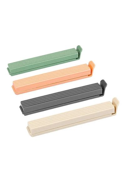 Eynel 8-Piece Multi-Colored Practical Bag, Package, Packaging, Bag, Bag Closing Plastic Clip, Lock, Latch