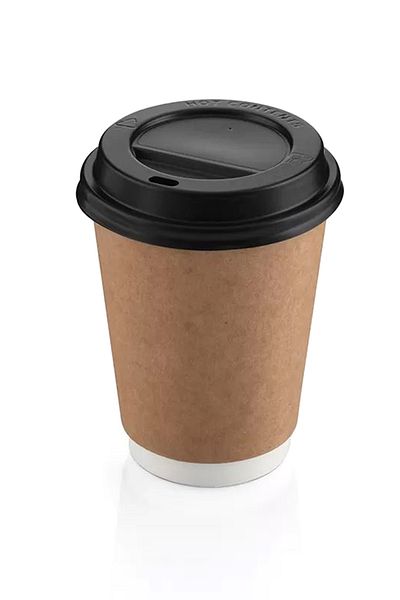 TiriStore Tiri Store 8 oz Kraft Double Wall Carton Cup 500 Pcs Kraft