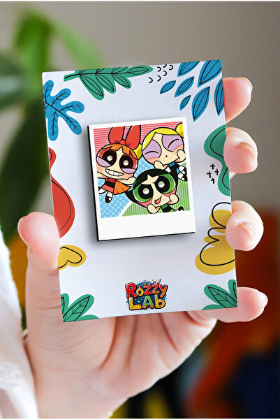 Rozzy Lab Powerpuff Girls Foto - Pin - Rozet - Broş - Yaka Çanta Aksesuar