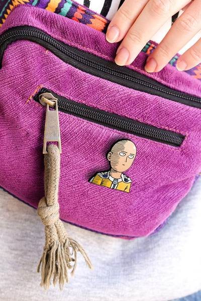 Rozzy Lab One Punch Man Ok! Anime Rozet - Pin - Rozet - Broş - Yaka Çanta Aksesuar