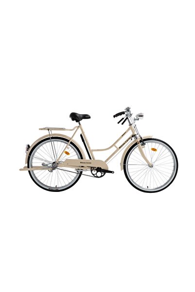 Bisan Roadstar Classic Lady Çubuk Fren 26 Jant Şehir Hizmet Bisikleti Krem 54 Kadro