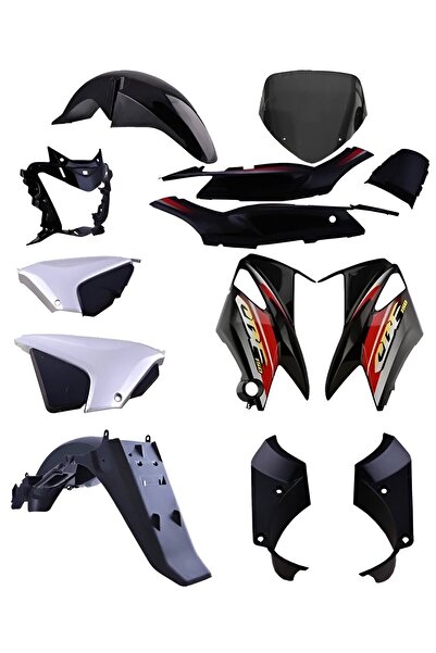 SUPERMOTO Honda Cbf 150 Kaporta Grenaj Seti Siyah Komple Full Set _ Supermoto