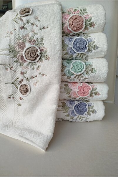 Fiesta Серія Elegance Бамбуковий крем Ручна робота 6 штук 50x90 см