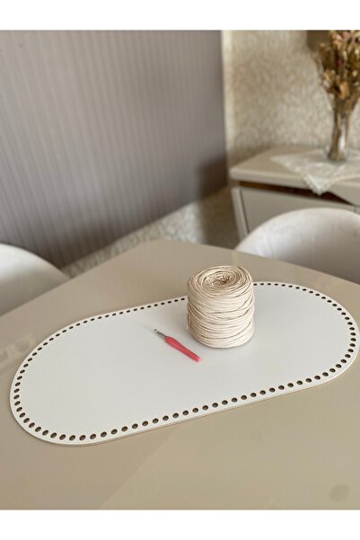 Ms Örgü Penye Puset Örgü Seti( ahşap taban+ 2 adet ip+ tığ+yatak yastık)