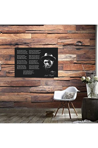DURUSOY Ξύλινη ρετρό αφίσα από MDF, Αστεία ατάκες, Γραφές τοίχου, Τοπίο, Ιστο...