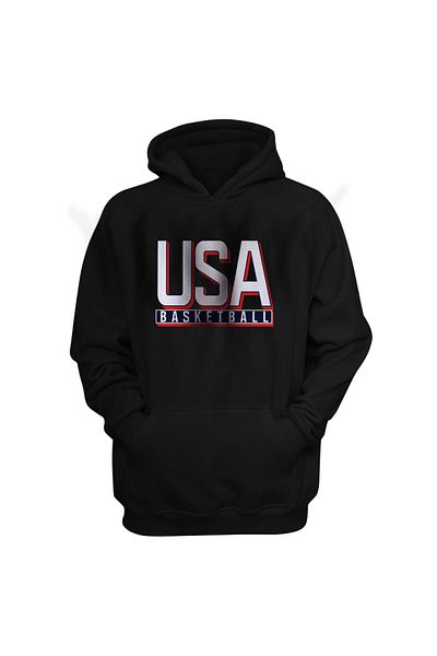 usateamfans Φούτερ με κουκούλα της Ολυμπιακής Ομάδας Μπάσκετ των ΗΠΑ