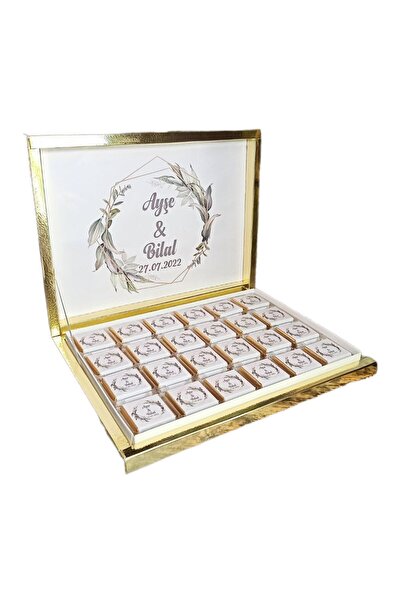 Blackeye The Essence of Chocolate Söz Nişan Nikah Çikolatası 72 Adet Madlen Ç...