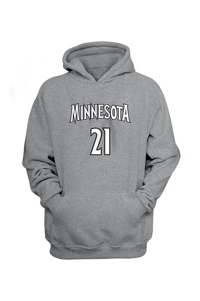 usateamfans Μινεσότα Kevin Garnett Hoodie - Χαλαρή εφαρμογή