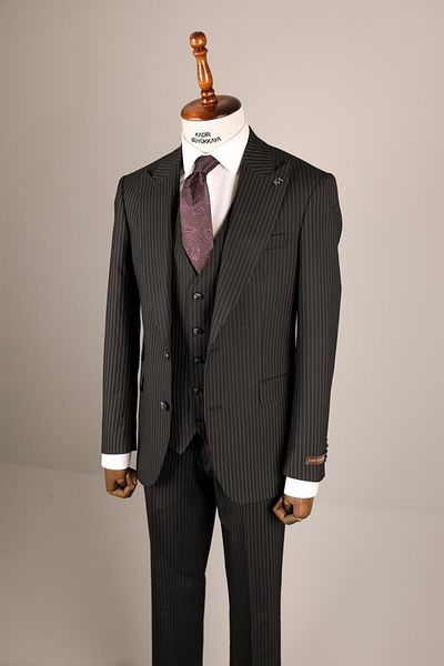 Kadir Büyükkaya Men's Classic Vest Suit - Kav1019S