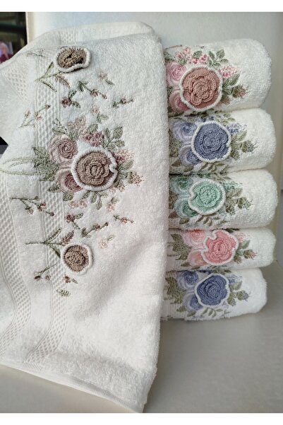 Fiesta Серія Elegance Бамбуковий крем Ручна робота 6 штук 50x90 см