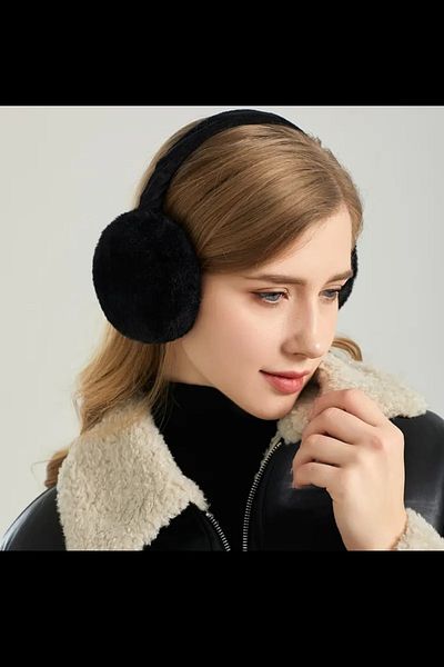 Betülce Betülce New Trend Soft Texture Plush Earphone with Movable Curl