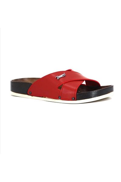 Home Women's Red Casual Slippers