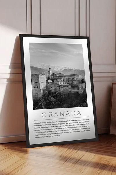 Cadran World Cities Collection Πίνακας MDF με πλαίσιο