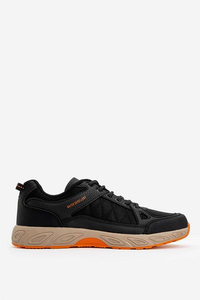Liger Men's Winter Sneakers - Comfortable Comfort, Black & Orange