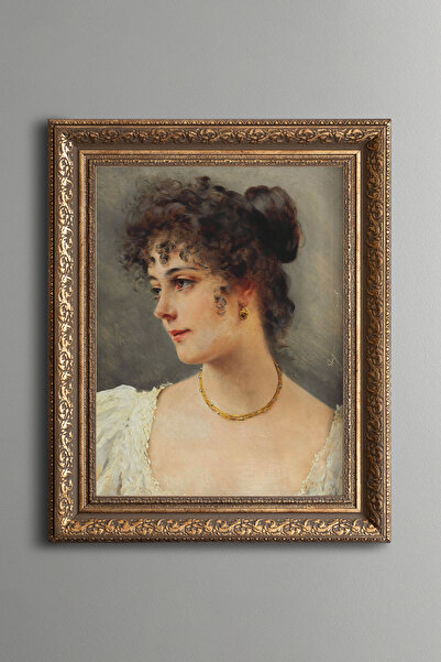 epiqart Young One Beautiful - Cadru cu model vintage