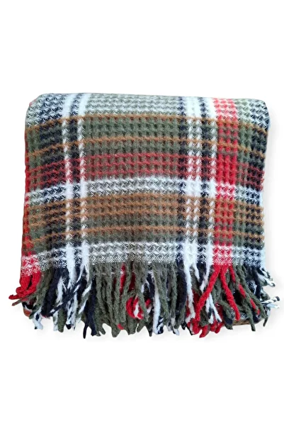 stay with love Tv Blanket Scotch Blanket 130*170 cm Green-Khaki Valentines Day Gift