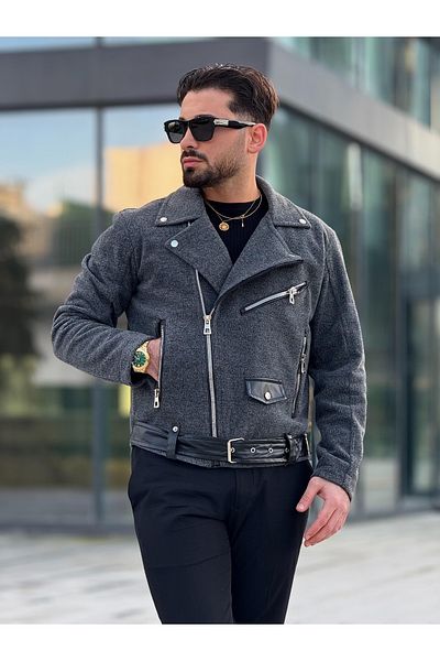 MİS MODA Men's Design Kaşe Coat
