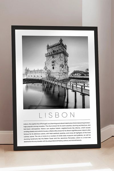 Cadran World Cities Collection Πίνακας MDF με πλαίσιο