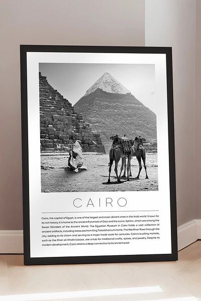 Cadran World Cities Collection Πίνακας MDF με πλαίσιο